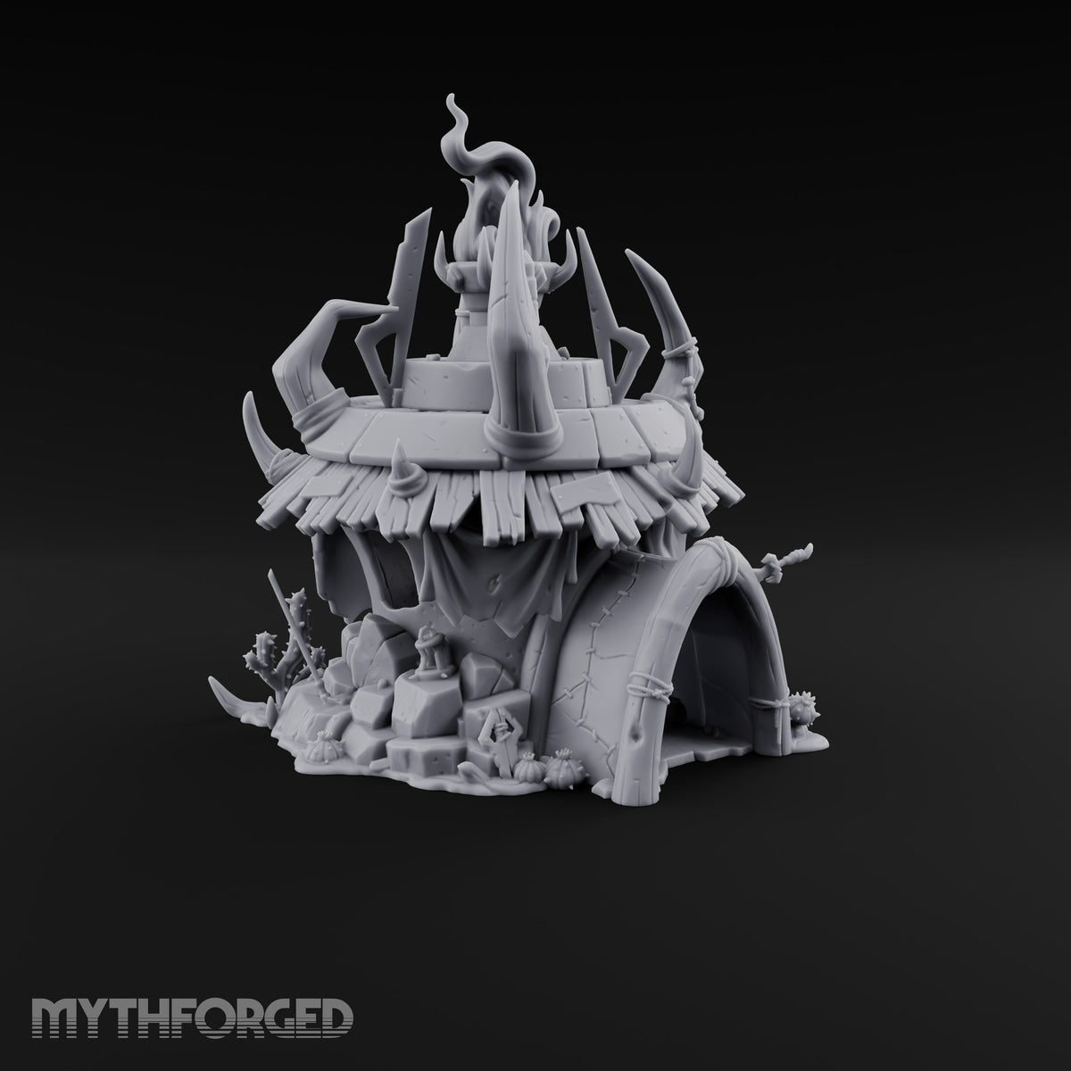 Under Crooked Eaves Orc Huts — B