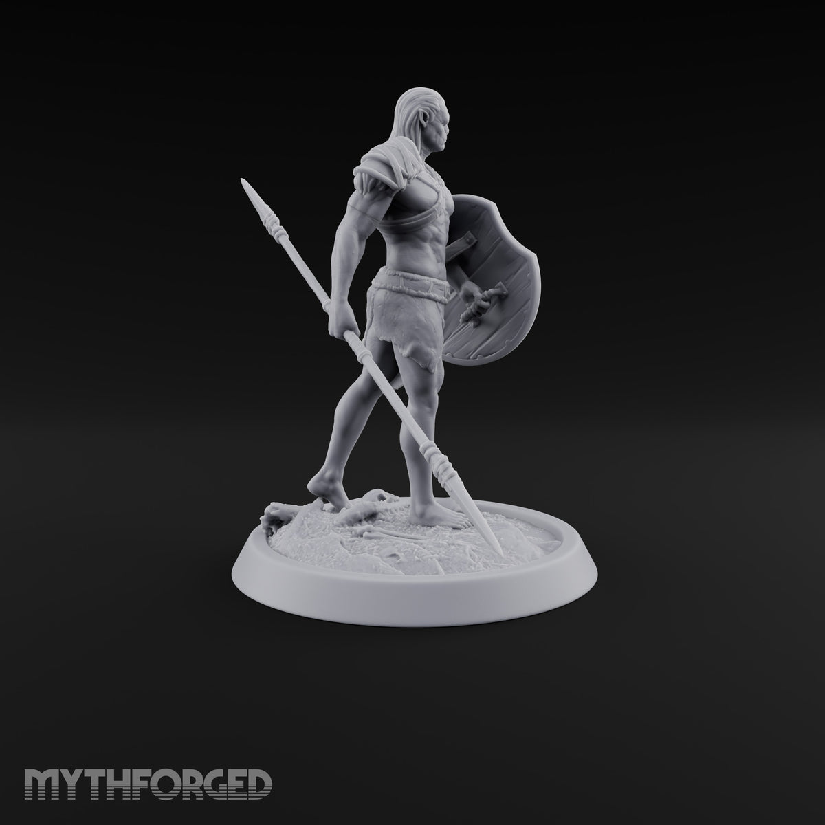 Knot Your Average Shield Orc Warrior — Spear & Shield