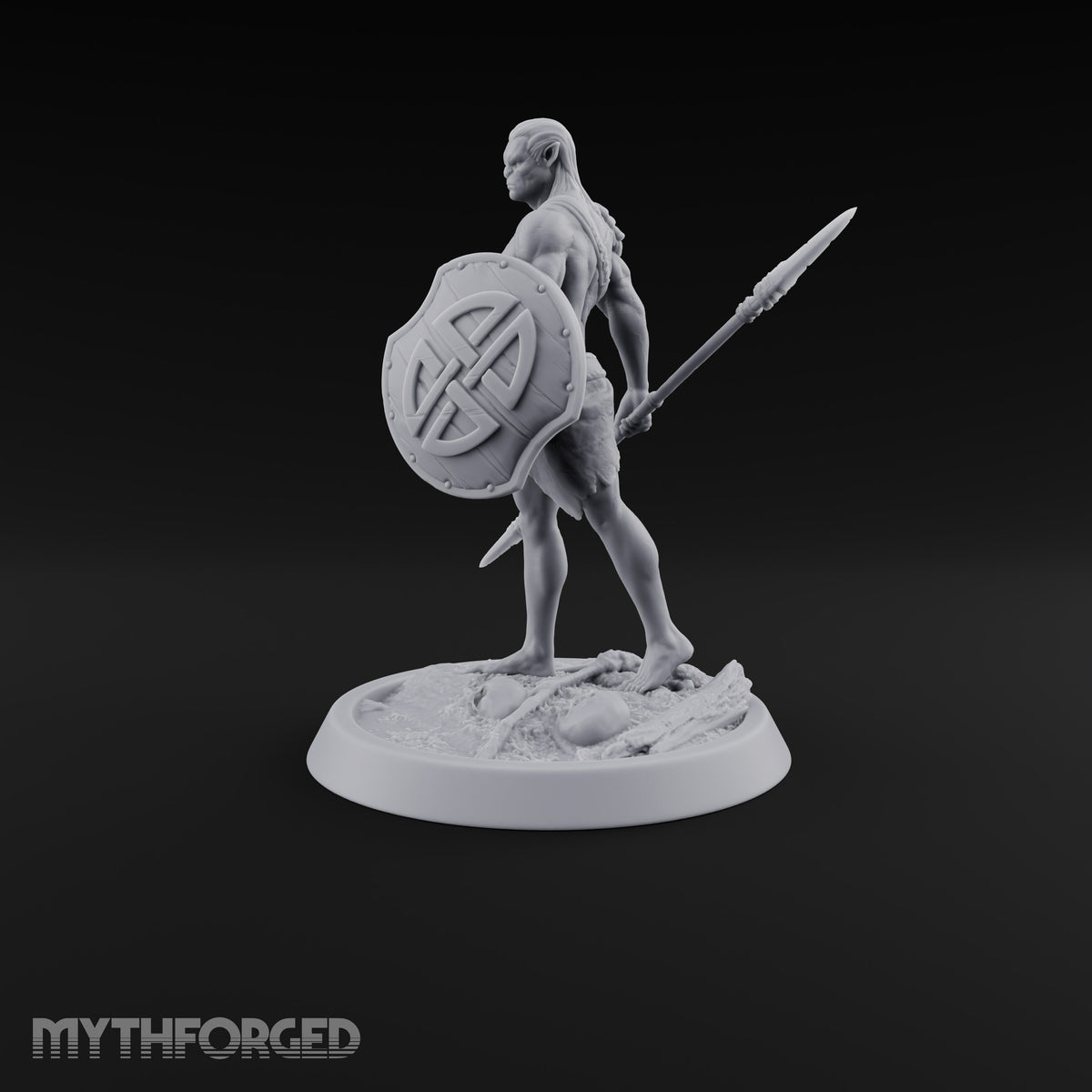 Knot Your Average Shield Orc Warrior — Spear & Shield