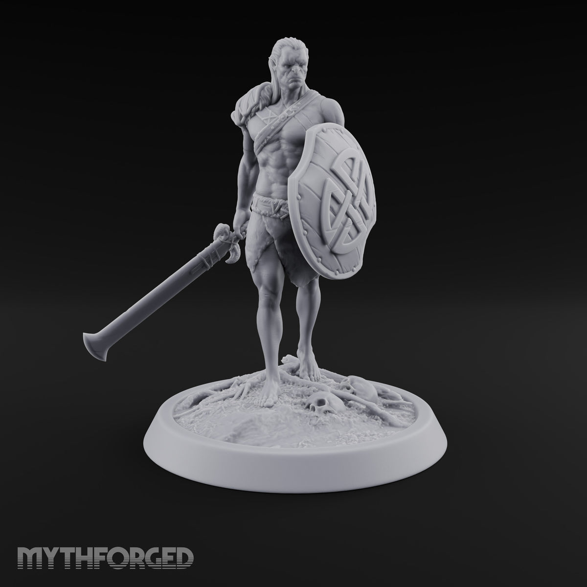 Knot Your Average Shield Orc Warrior — Sword & Shield