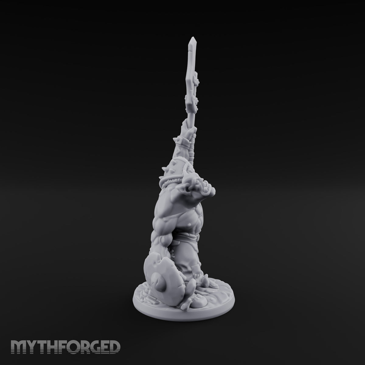 Long Pole, Short Fuse Orc Warrior B