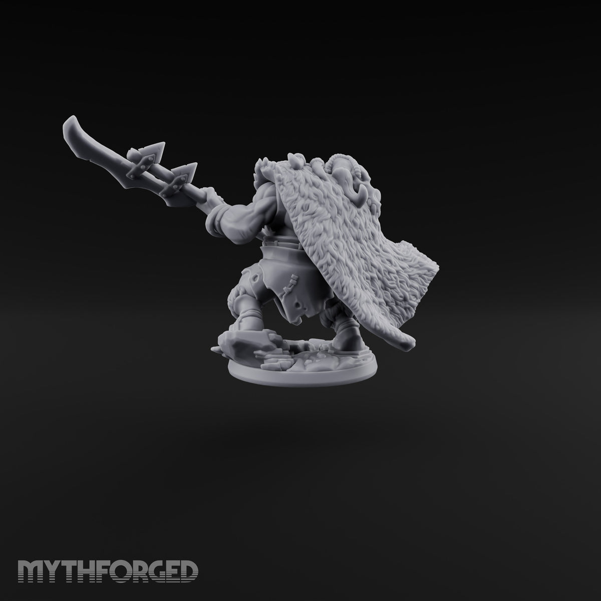 Reach Beats Rage Orc Warrior with Long-Bladed Polearm C