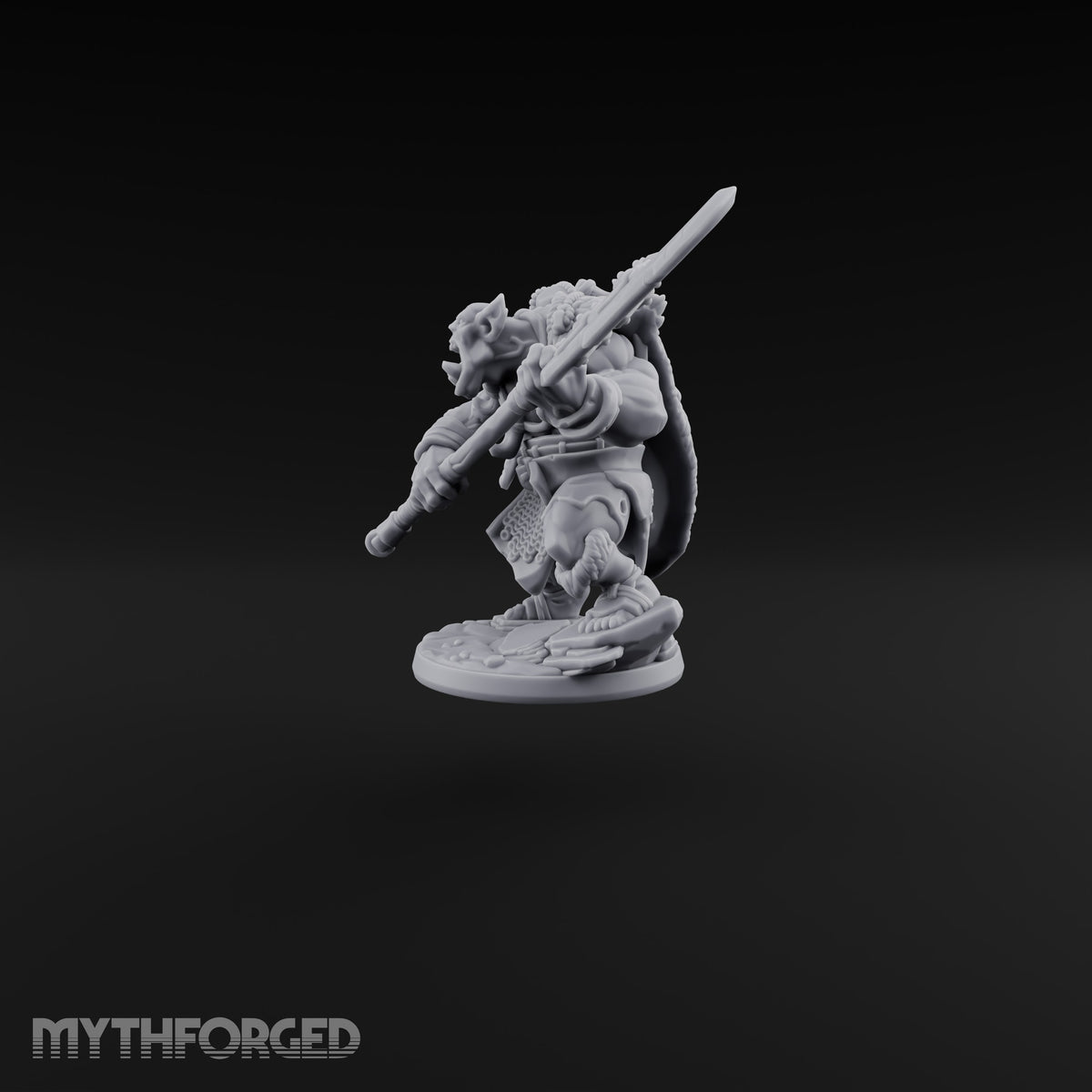 Reach Beats Rage Orc Warrior with Long-Bladed Polearm C