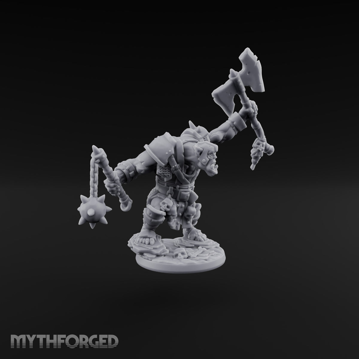 Too Mean for Distance Orc Melee Warrior C — Axe and Ball and Chain · Standard