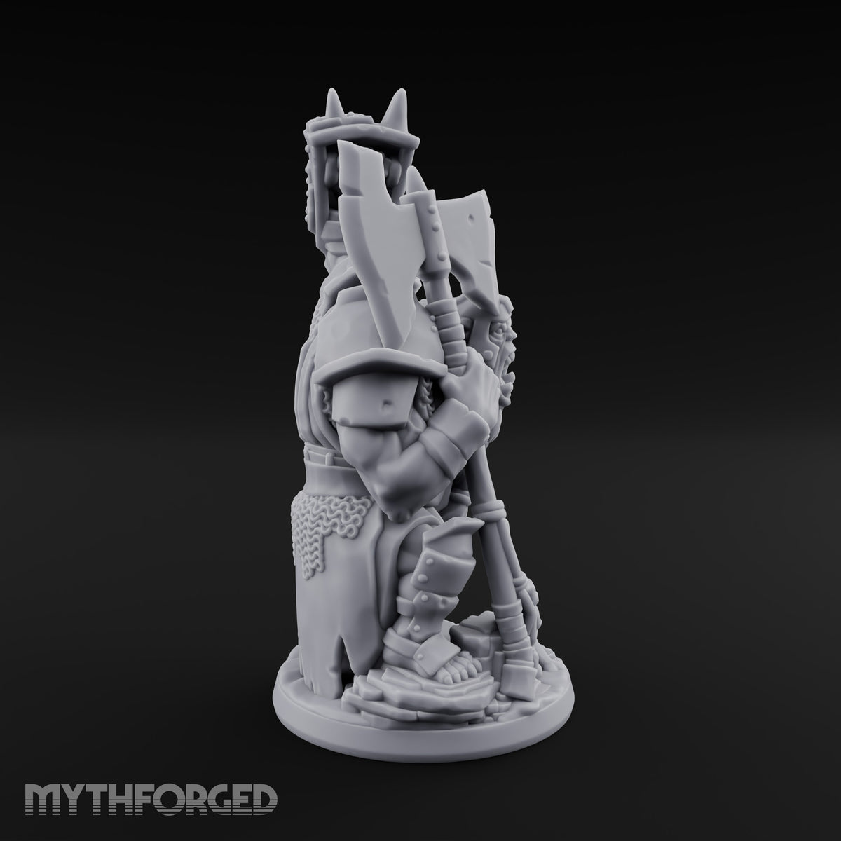 Too Mean for Distance Orc Melee Warrior C — Axe and Spike Glove · Standard
