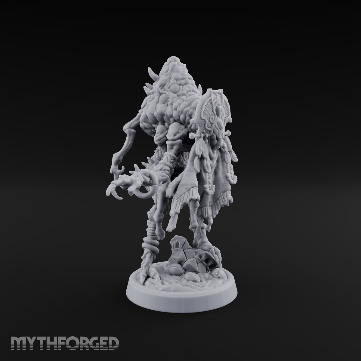 Grasping Beyond Thri-kreen Ossuary Crawler Miniature for Dungeons and Dragons, Pathfinder or other TTRPGs