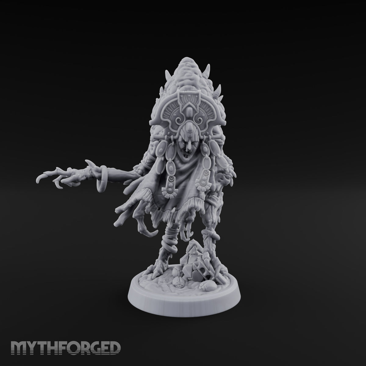 Grasping Beyond Thri-kreen Ossuary Crawler Miniature for Dungeons and Dragons, Pathfinder or other TTRPGs