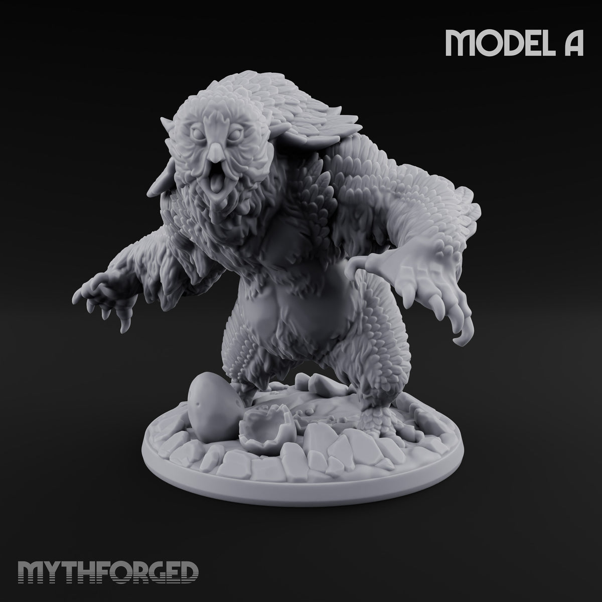 Eggshells Underfoot, Hackles Up Owlbear Monster A — Alt
