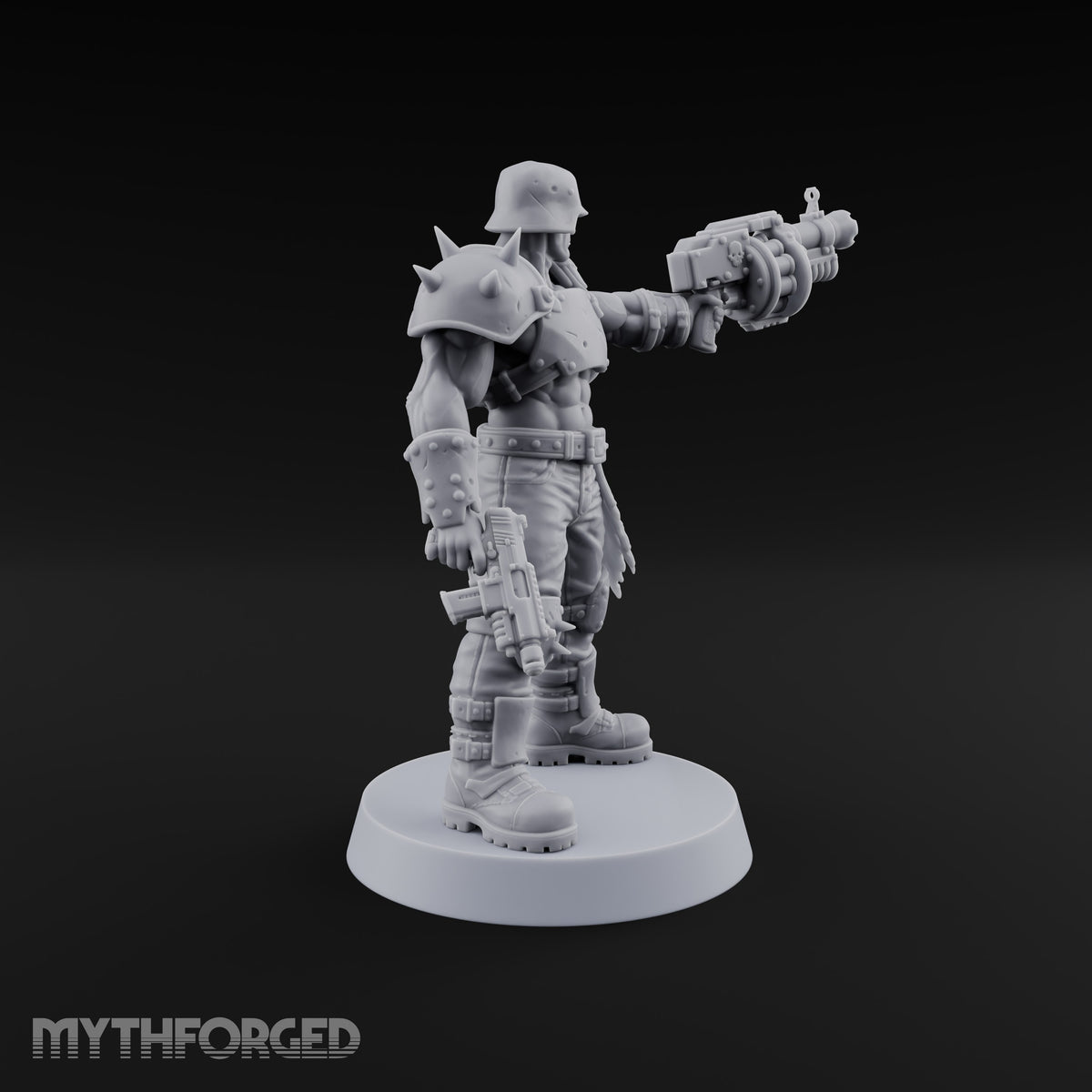 Hard to Follow Human Raider Pack Leader B — Grenade Launcher & Auto Pistol
