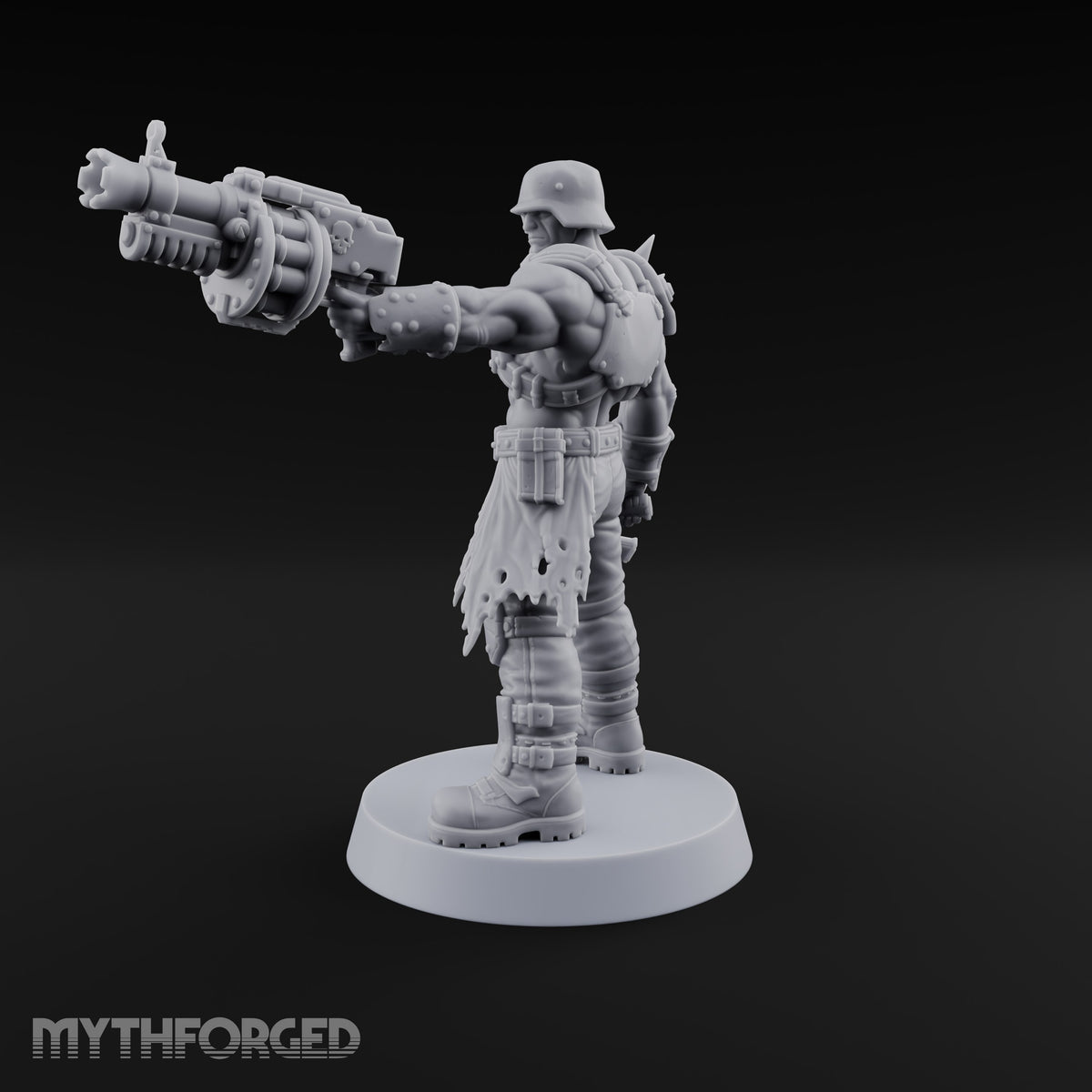 Hard to Follow Human Raider Pack Leader B — Grenade Launcher & Auto Pistol