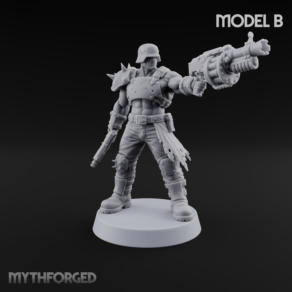 Hard to Follow Human Raider Pack Leader B — Grenade Launcher & Auto Pistol