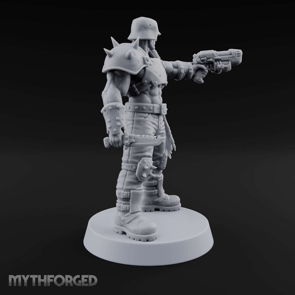 Hard to Follow Human Raider Pack Leaders — B · Plasma Pistol & Combat Knife + Combat Knife