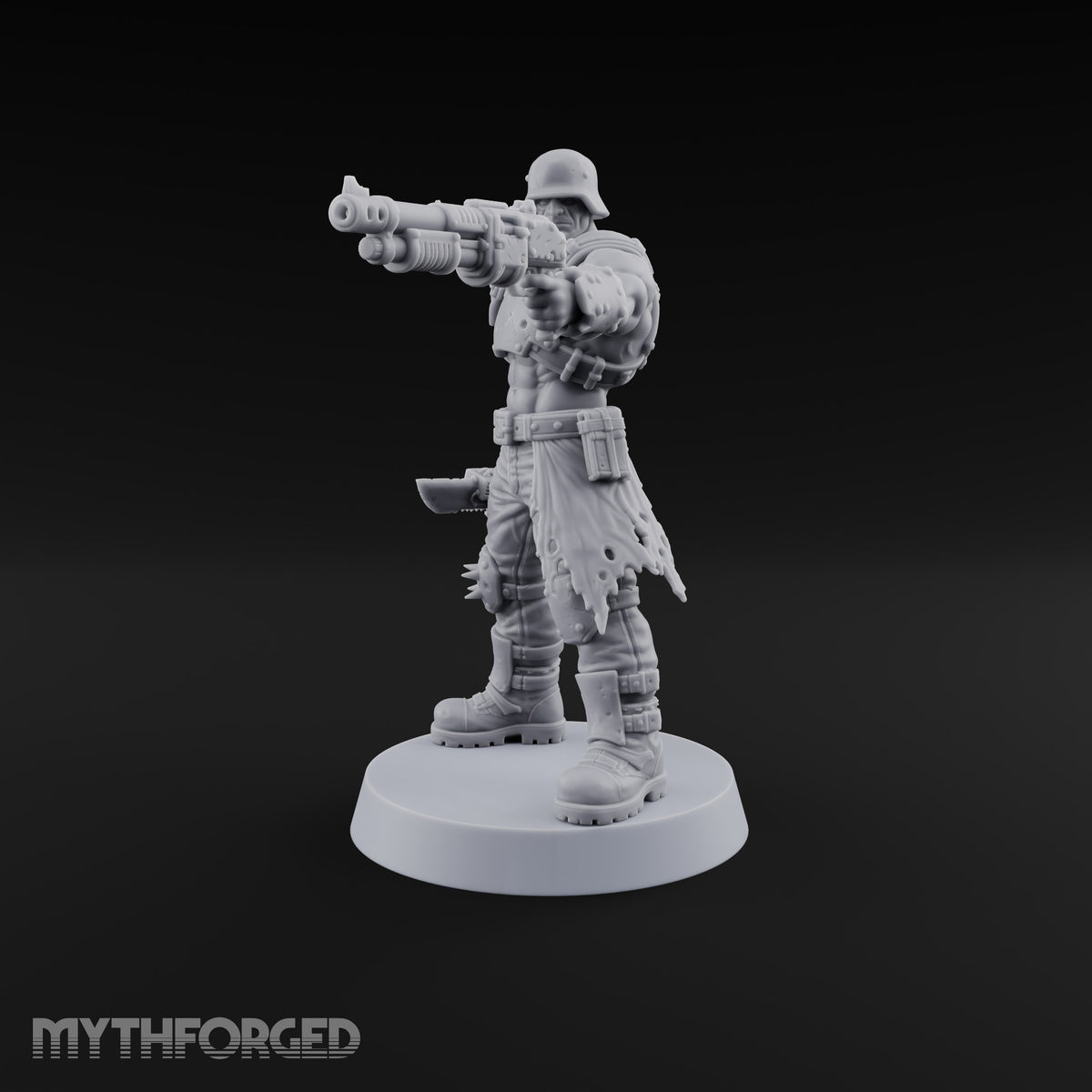 Hard to Follow Human Raider Pack Leader B — Shotgun & Cleaver