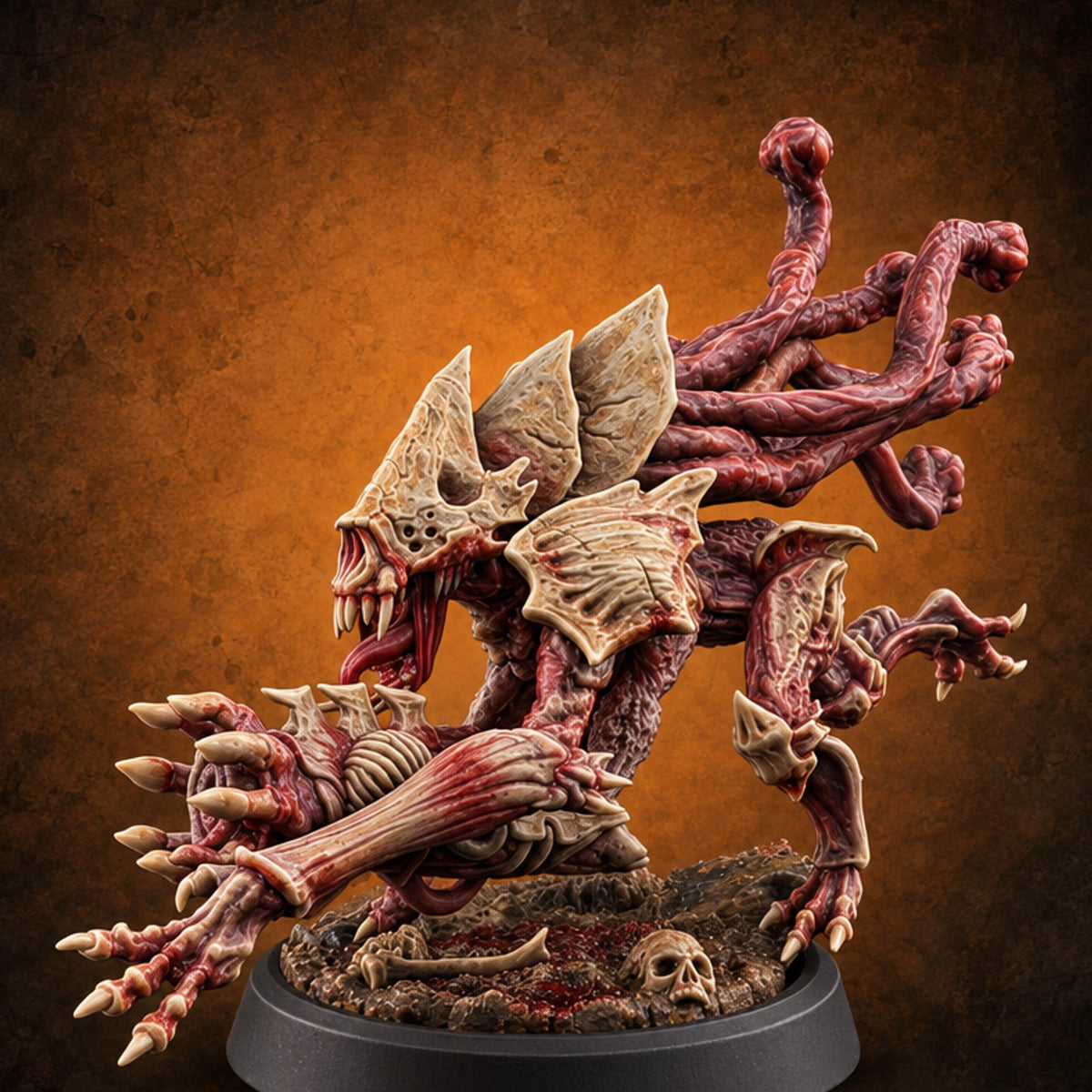 Bloodbank Sprint Team Chasme Demon G — painted concept preview (miniature supplied unpainted)