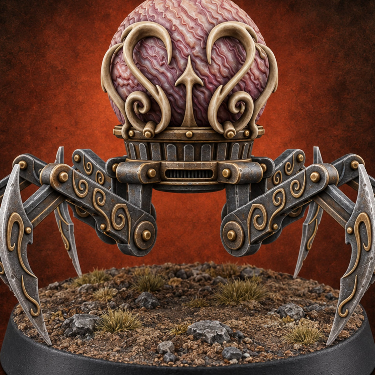 Thought Bubbles on Stilts Intellect Devourer E — painted concept preview (miniature supplied unpainted)