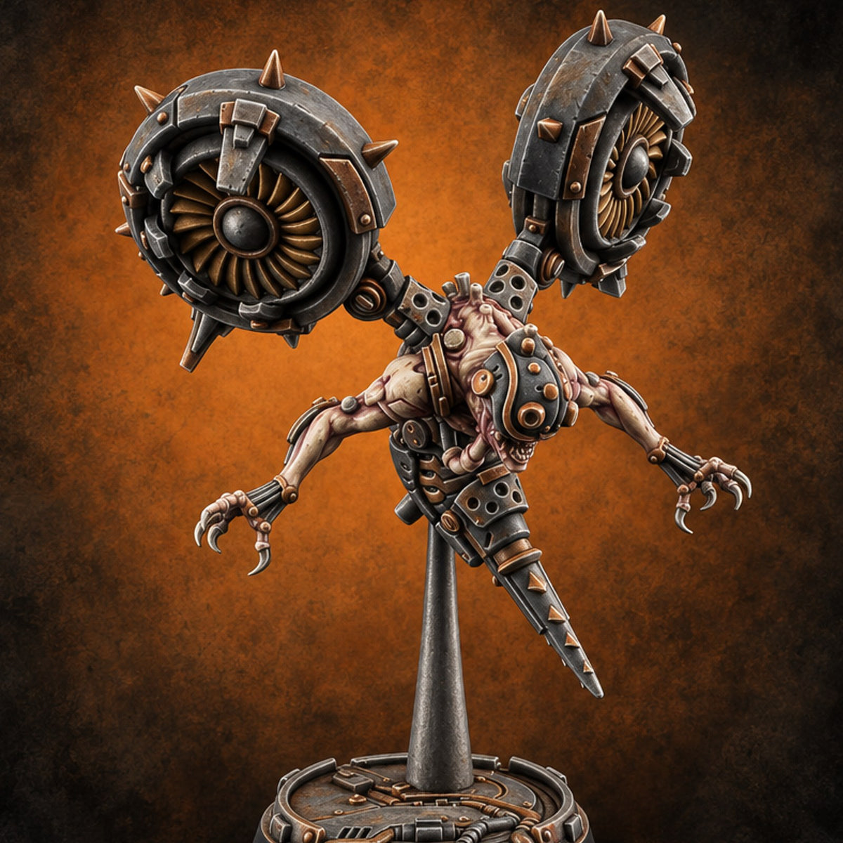 Twin Turbines, One Appetite Homunculus Turbine Drone A — painted concept preview (miniature supplied unpainted)