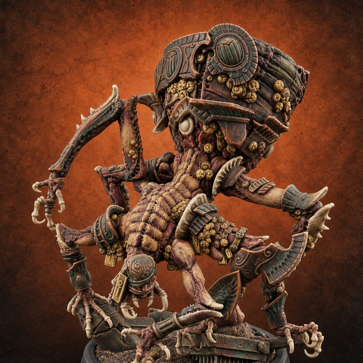 Clutching the Hoard Ettercap Matriarch — painted concept preview (miniature supplied unpainted)