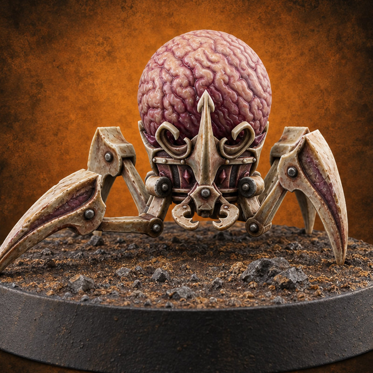 Thought Bubbles on Stilts Intellect Devourer D — painted concept preview (miniature supplied unpainted)