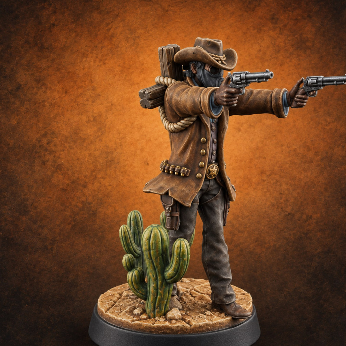 Keeping the Peace Masked Deputy E — painted concept preview (miniature supplied unpainted)