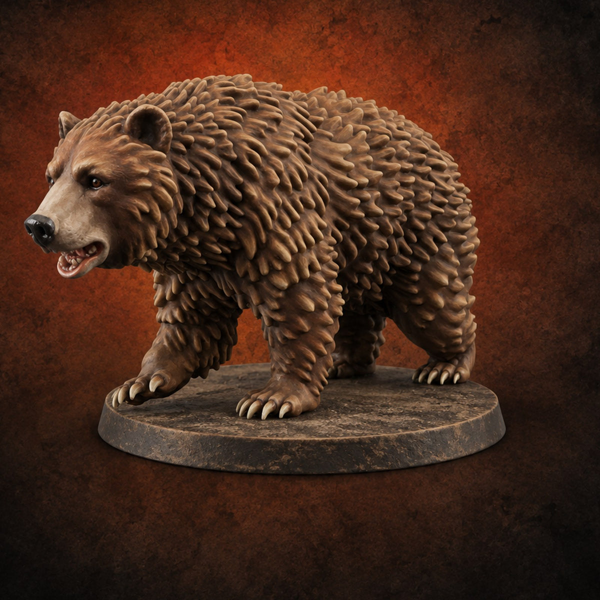 Running Wild Feral Beast and Elf Beastamer A Miniature for Dungeons and Dragons, Pathfinder or other TTRPGs