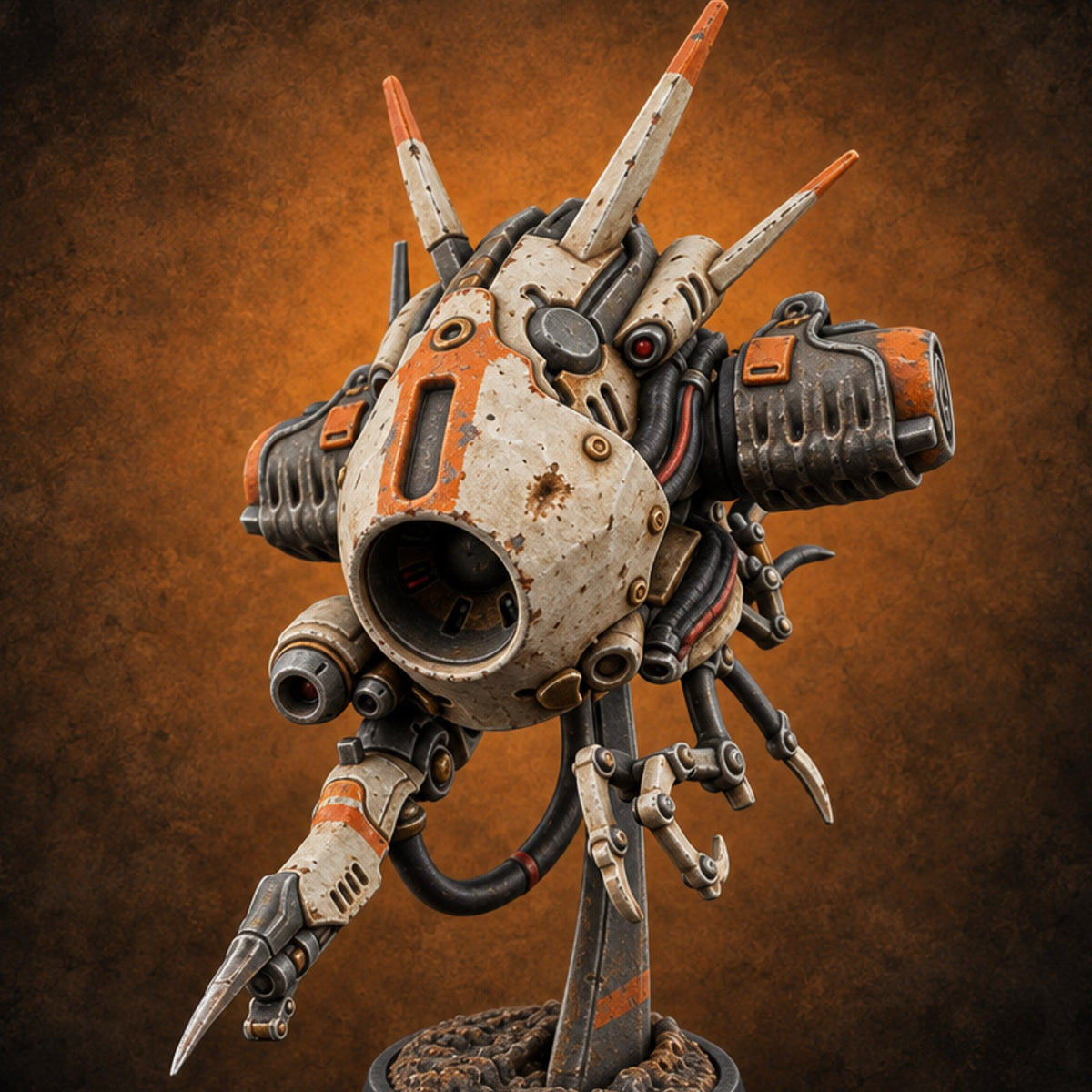 Vital Signs Pending Retriever Tracking Construct A — painted concept preview (miniature supplied unpainted)