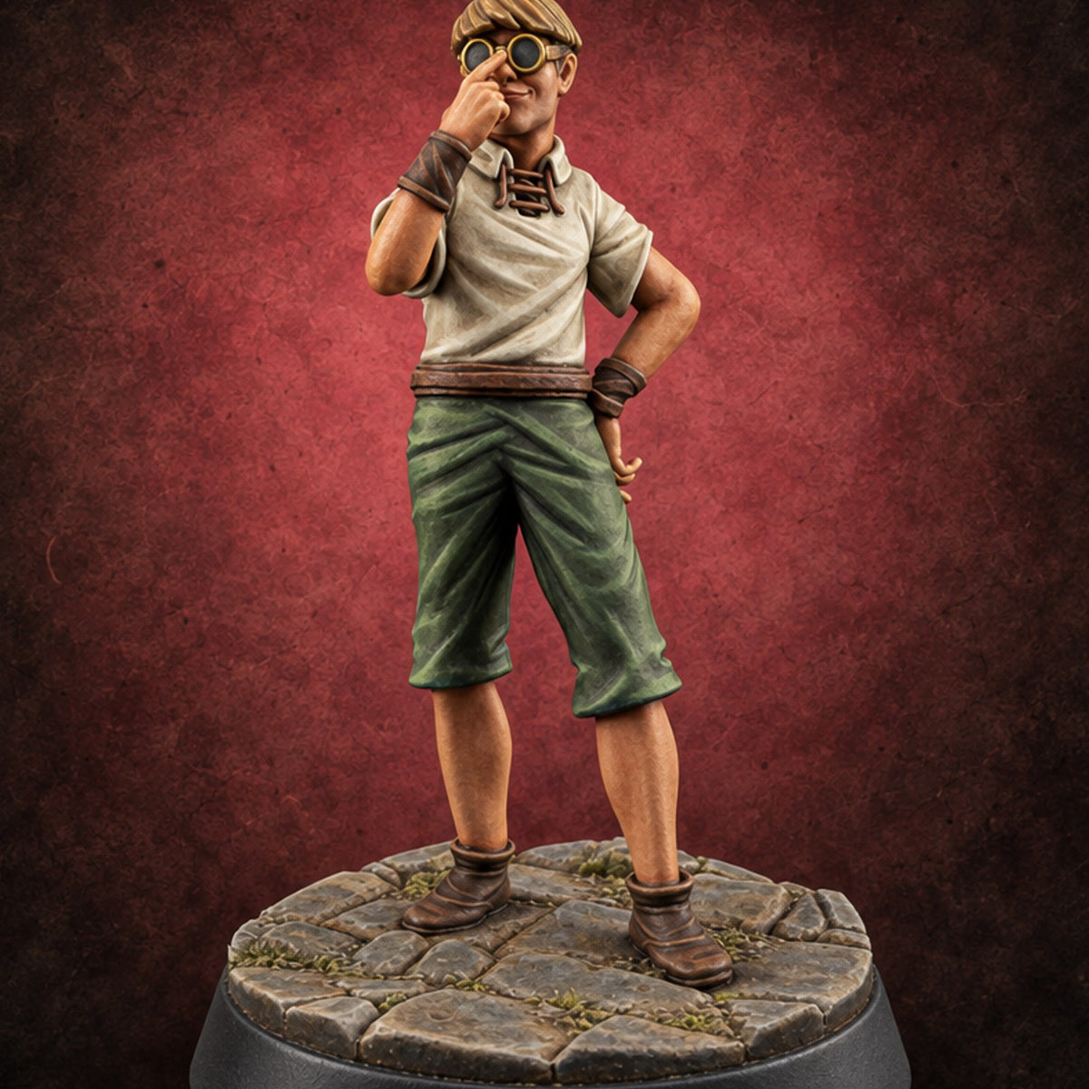 Market Day Crowd Human Townsperson G — painted concept preview (miniature supplied unpainted)