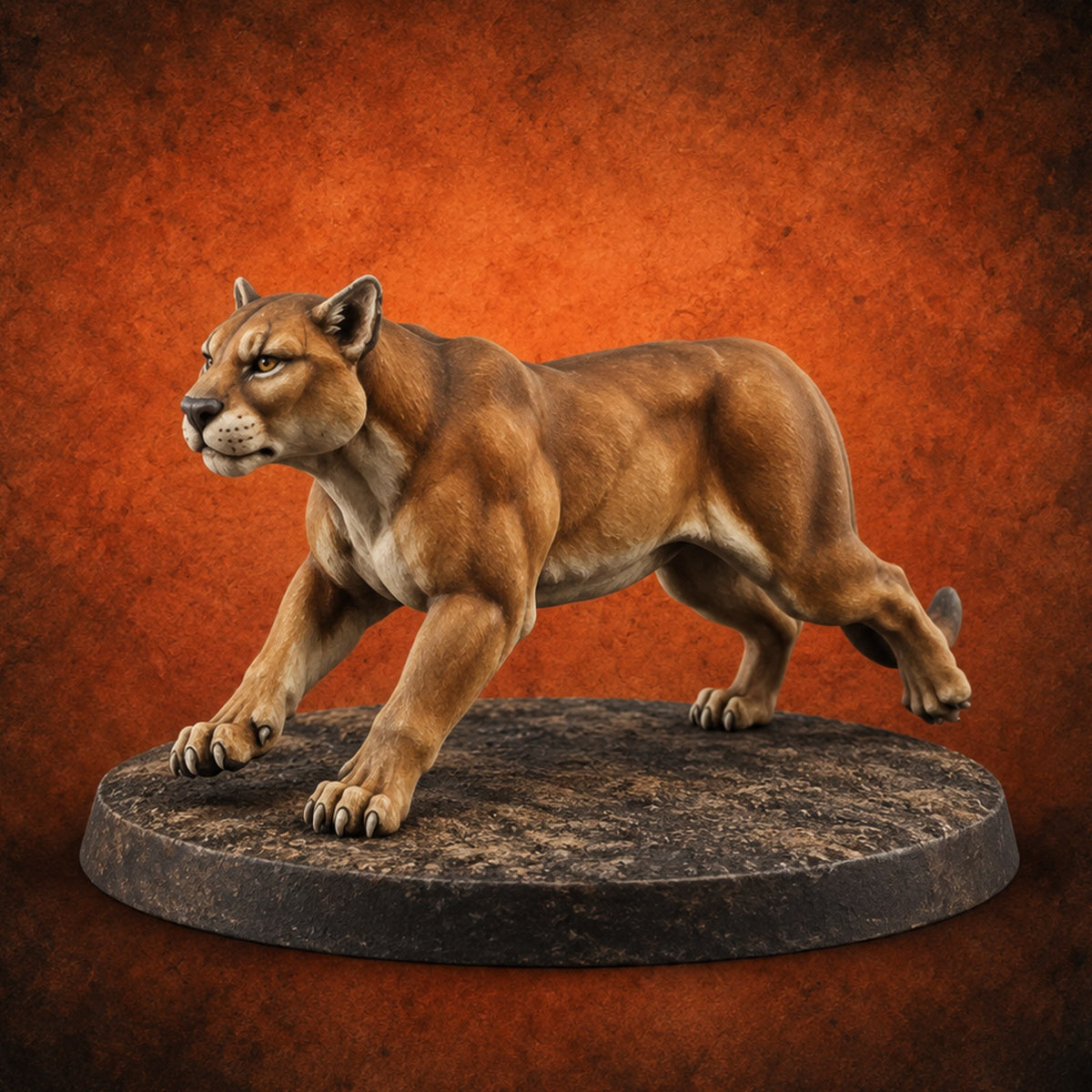 Running Wild Feral Beast and Elf Beastamer C Miniature for Dungeons and Dragons, Pathfinder or other TTRPGs