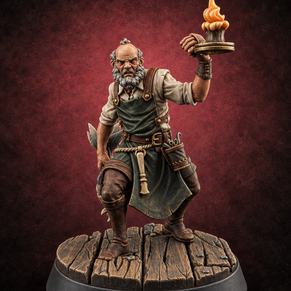 Pleased With Their Handiwork Taxidermist A — painted concept preview (miniature supplied unpainted)