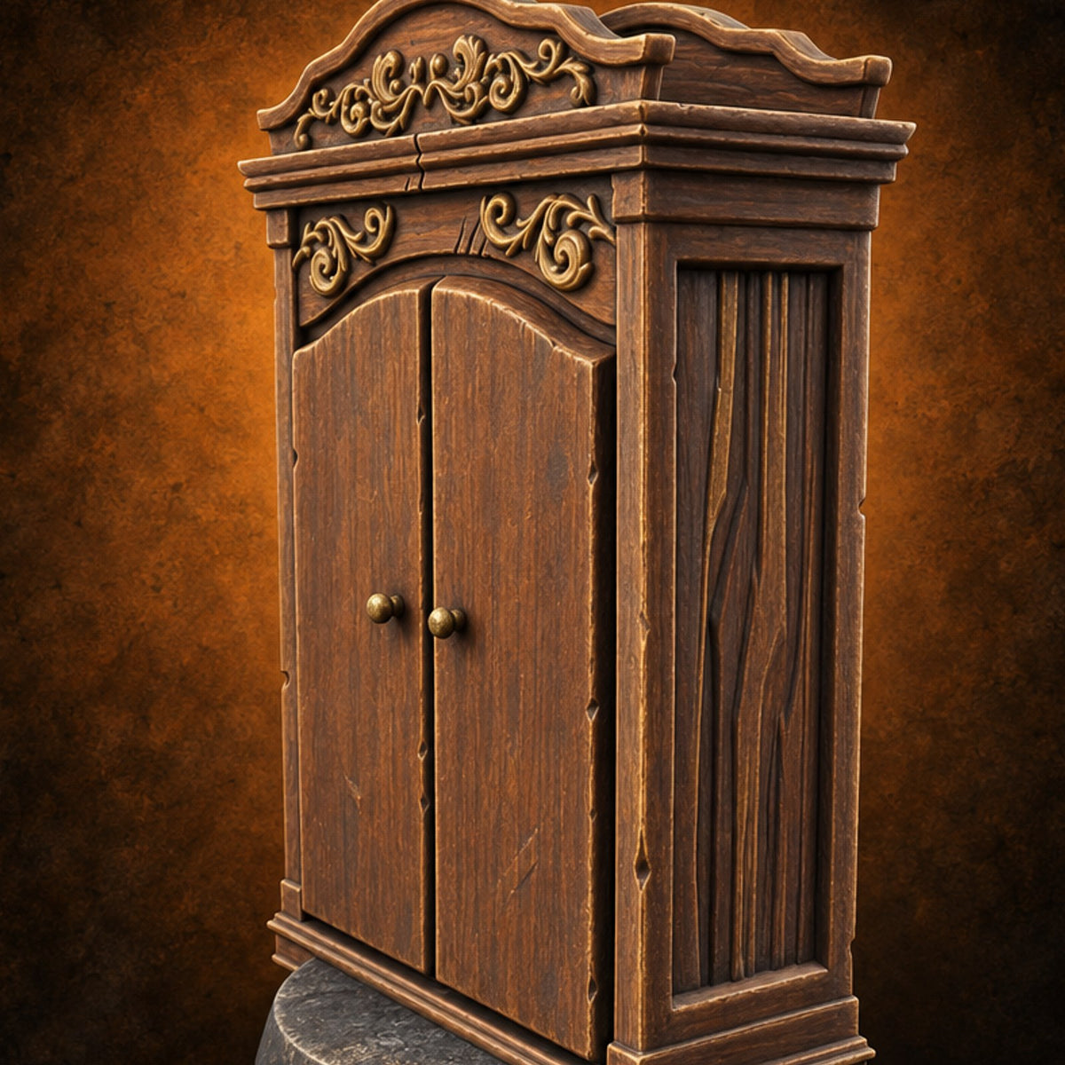 Furniture With Appetite Mimic Monster H — painted concept preview (miniature supplied unpainted)