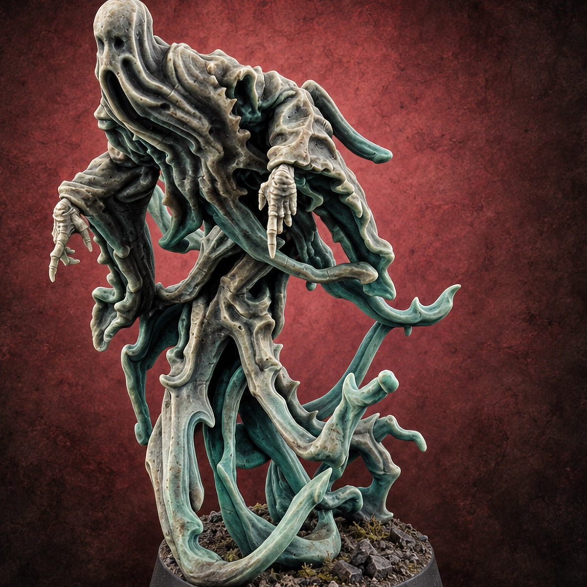 Never Full, Never Sorry Wraith Soul Eater C — painted concept preview (miniature supplied unpainted)