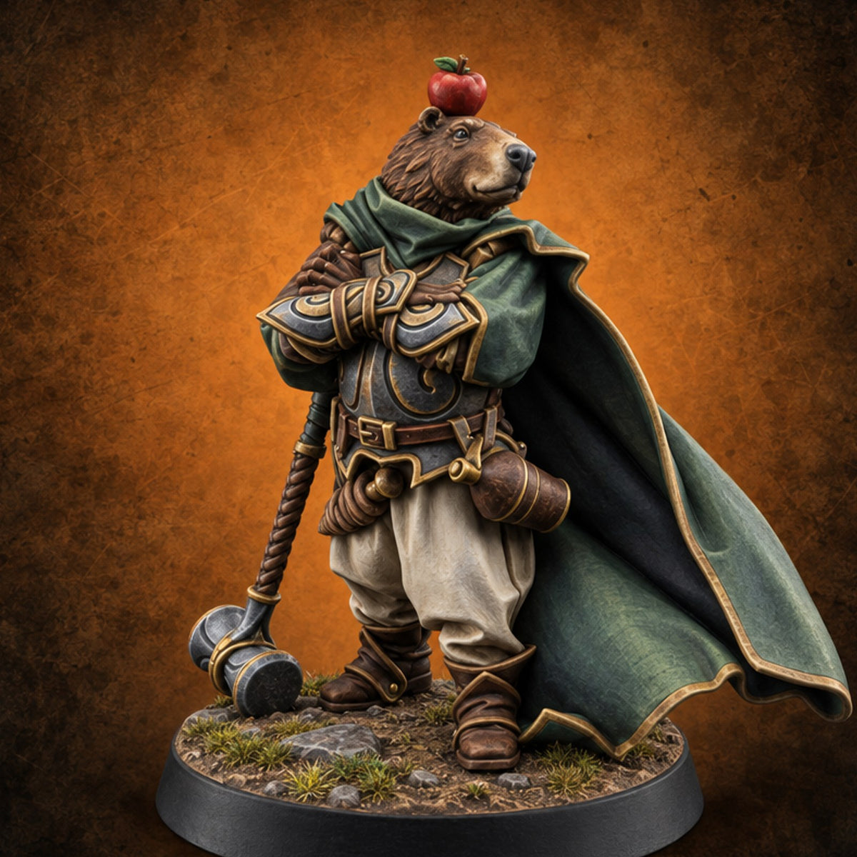 The Menagerie Holds Court Shifter Animal Lord B — painted concept preview (miniature supplied unpainted)