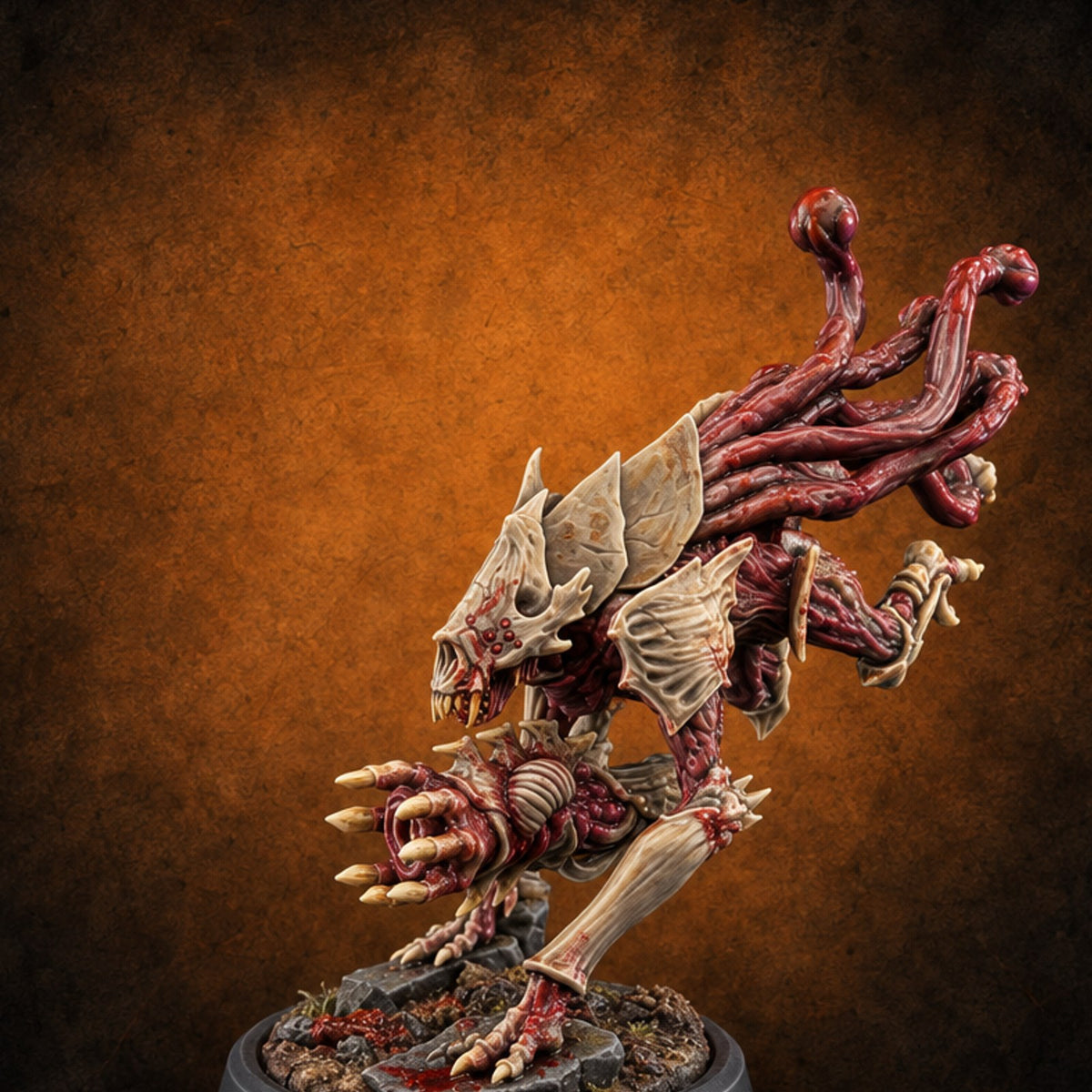 Bloodbank Sprint Team Chasme Demon I — painted concept preview (miniature supplied unpainted)