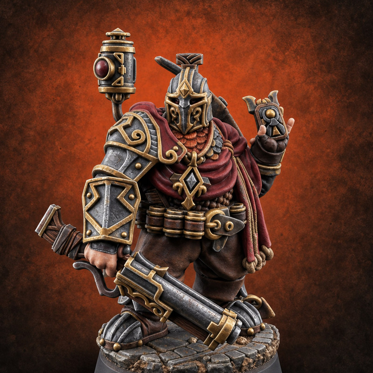 Ready to Breach Dwarf Saboteur Miniature for Dungeons and Dragons, Pathfinder or other TTRPGs