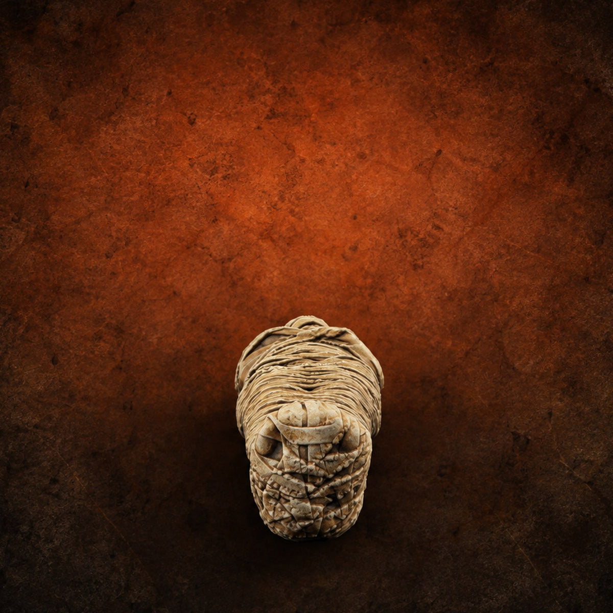 Wrapped for Eternity Mummy Tomb Prop A — painted concept preview (miniature supplied unpainted)