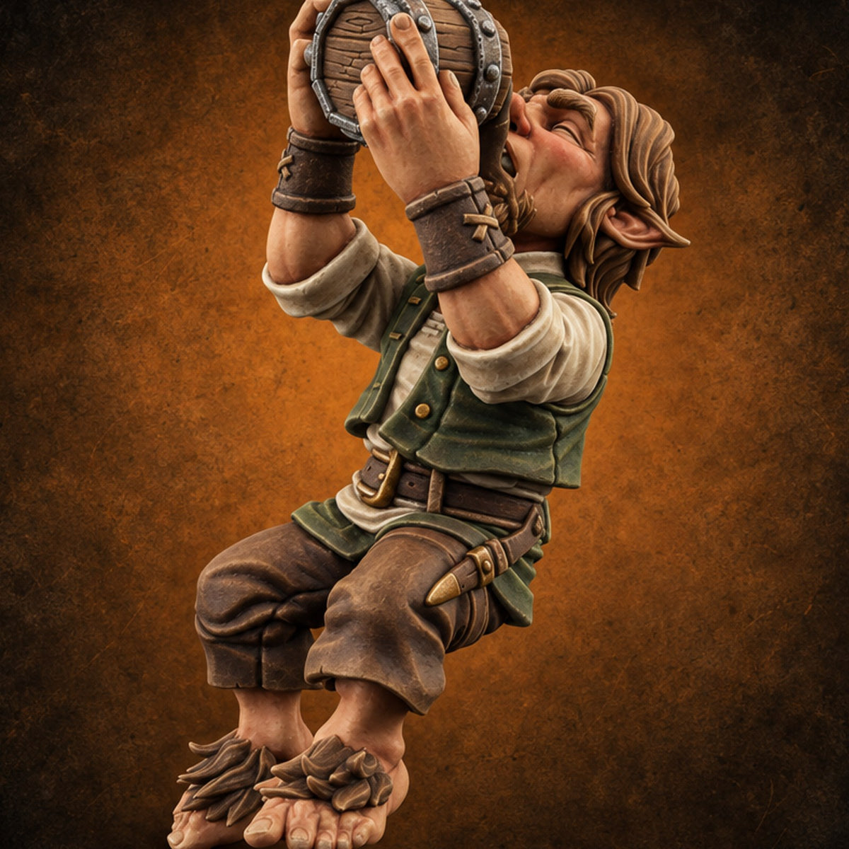 Nobody Leaves Sober Inn Patron E — painted concept preview (miniature supplied unpainted)