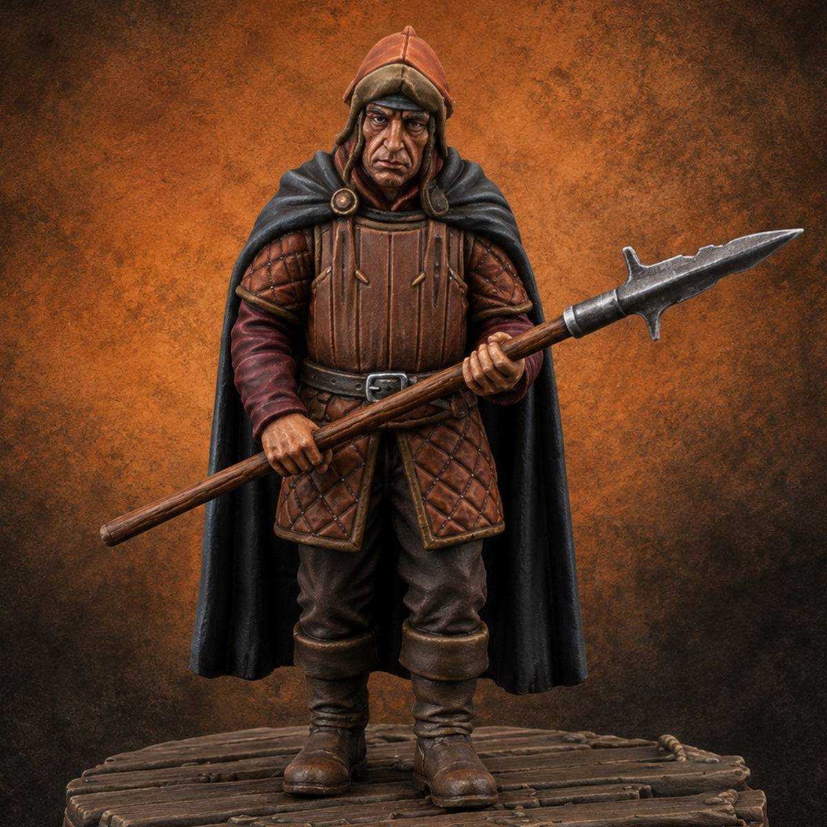 Holding the Line Human Guards — painted concept preview (miniature supplied unpainted)