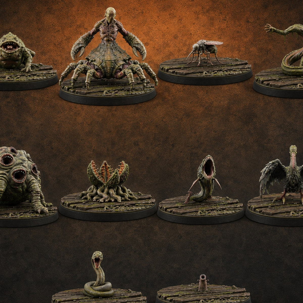 Lurking in the Mire Swamp Monsters Miniature for Dungeons and Dragons, Pathfinder or other TTRPGs