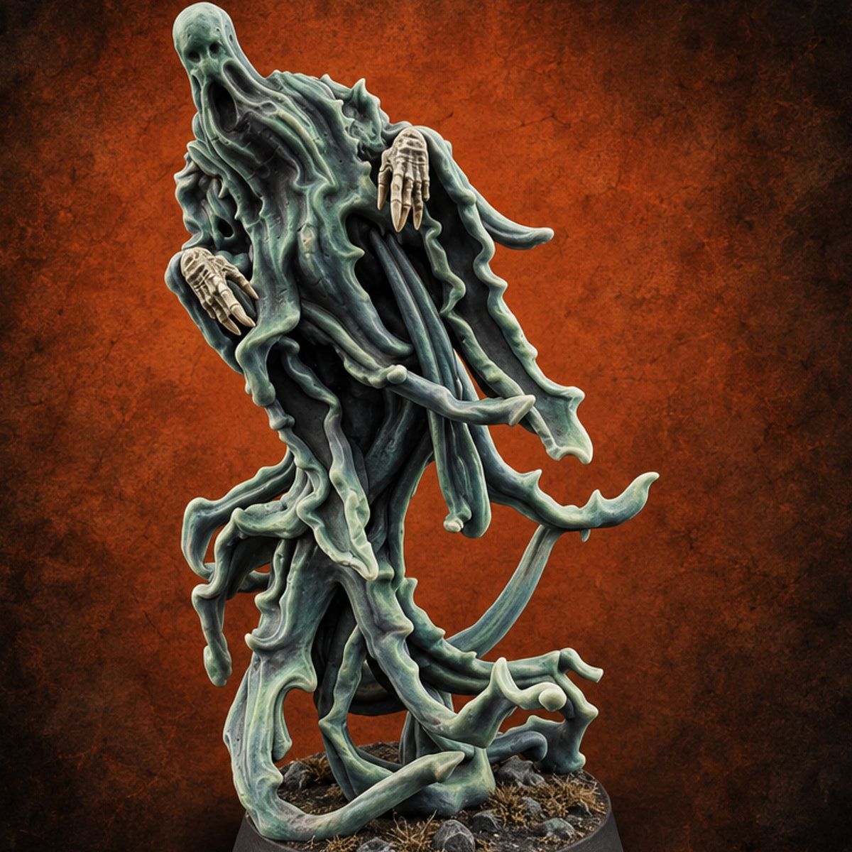 Never Full, Never Sorry Wraith Soul Eater A — painted concept preview (miniature supplied unpainted)