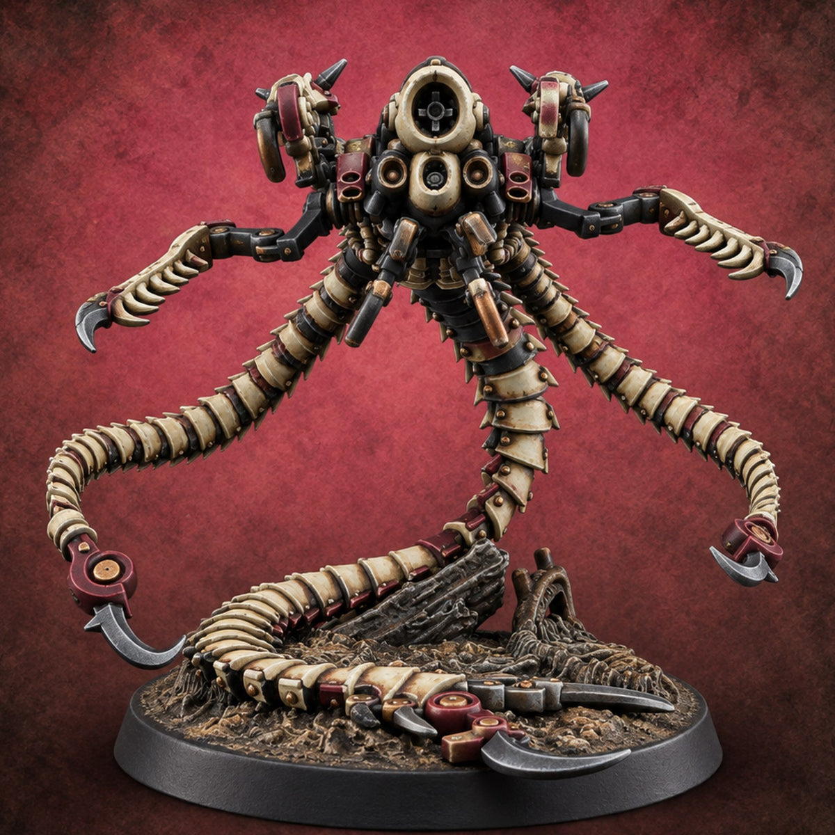 The Hunt Has No Blind Side Retriever Attack Drone C — painted concept preview (miniature supplied unpainted)