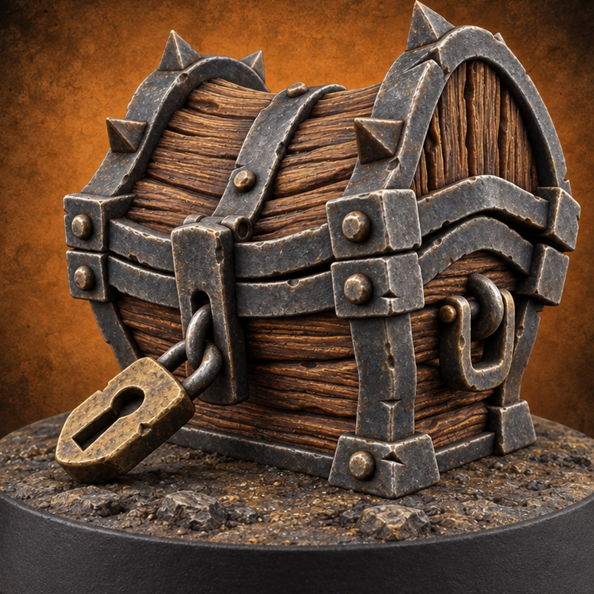 Furniture With Appetite Mimic Monster E — painted concept preview (miniature supplied unpainted)