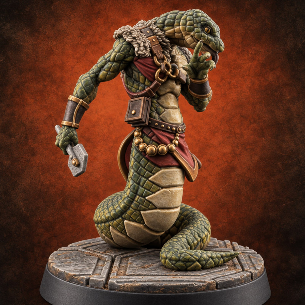 Everyone Wanted This Lot Auction Bidder C — painted concept preview (miniature supplied unpainted)