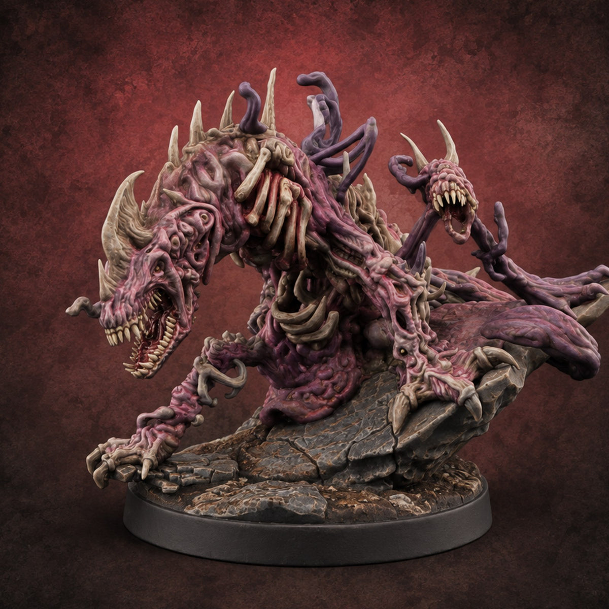 Crawling From the Grave Greater Star Spawn Emissary — painted concept preview (miniature supplied unpainted)
