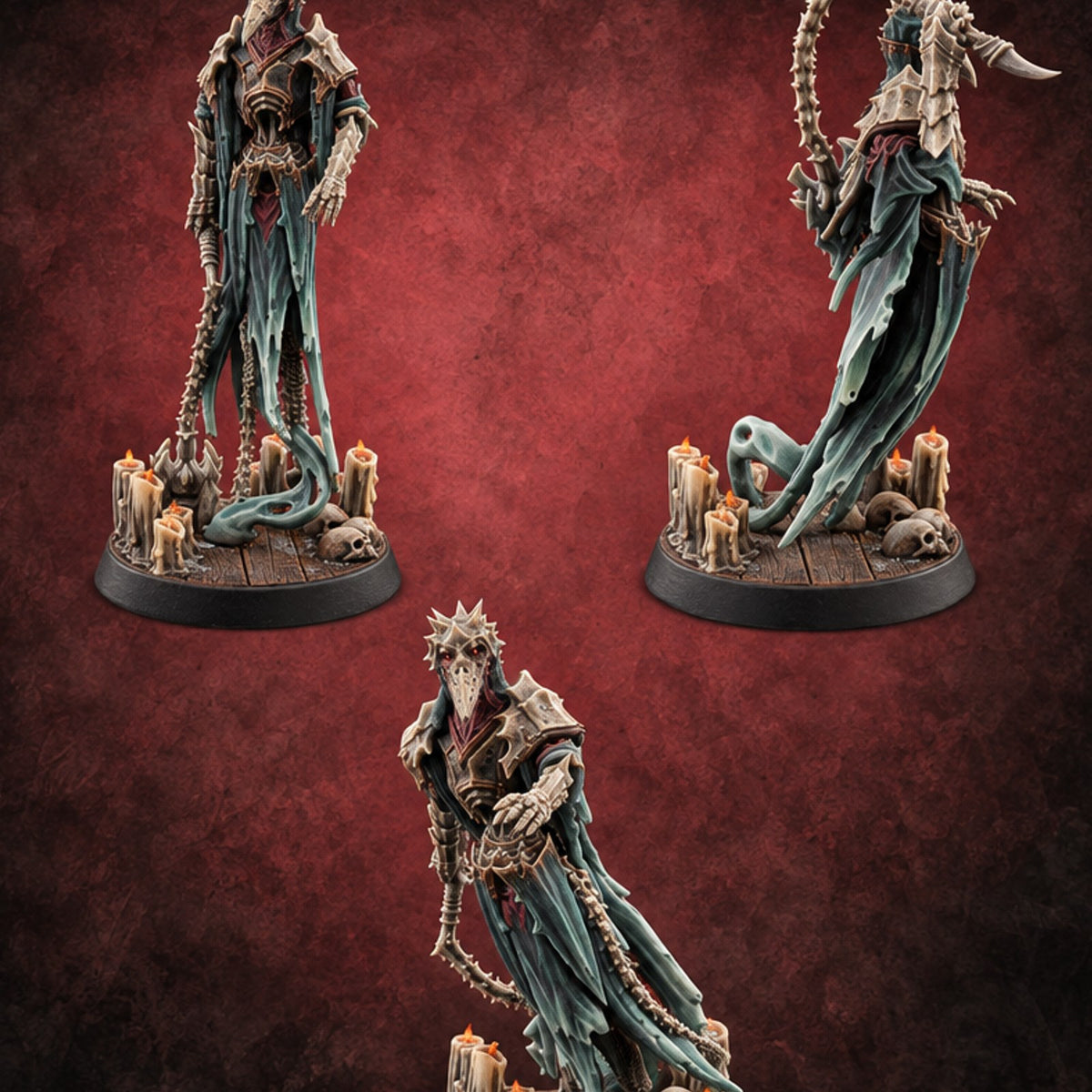 Candles Burned Down Around Him Wraith Spirits — painted concept preview (miniature supplied unpainted)