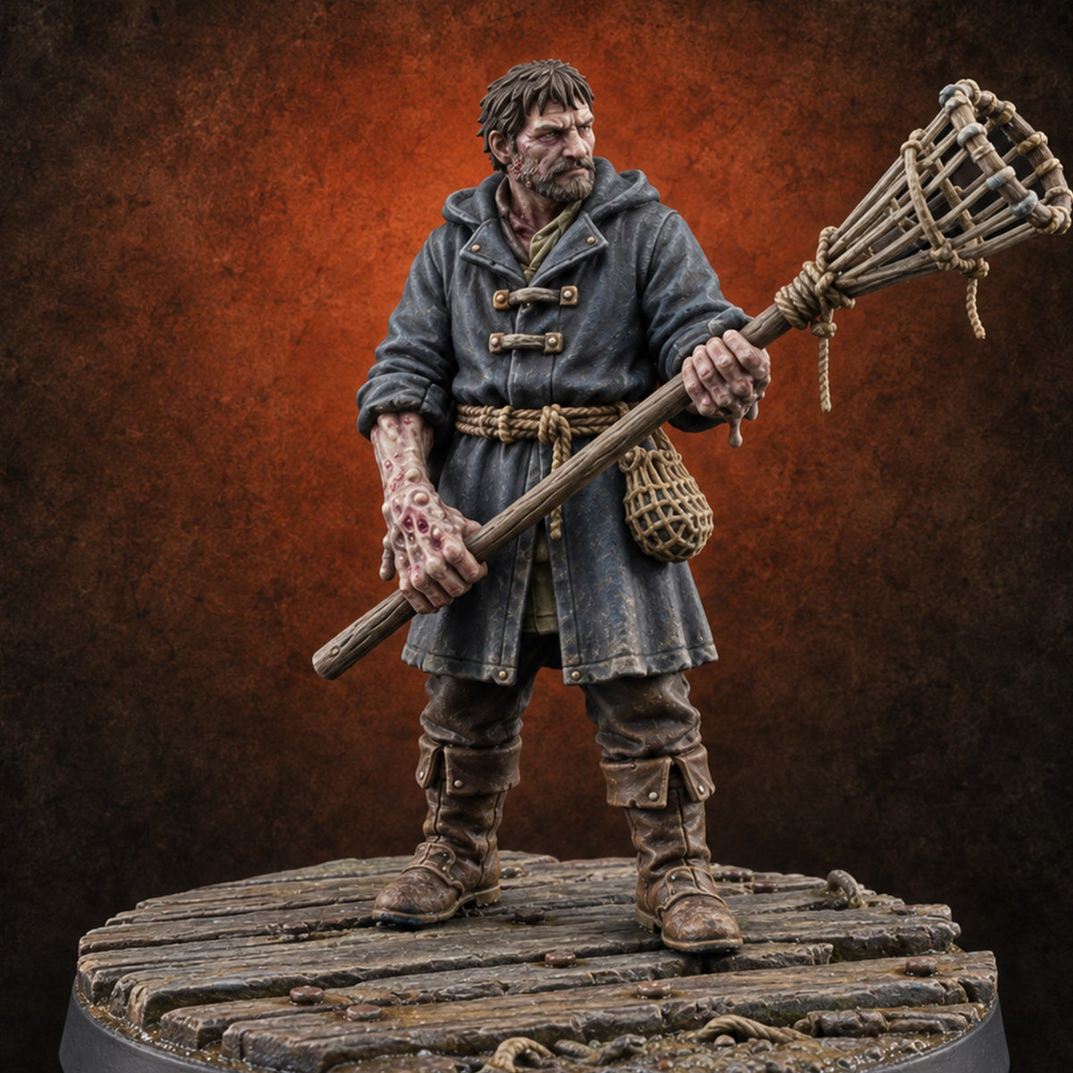 Succumbing to the Change Human Mutant A — painted concept preview (miniature supplied unpainted)