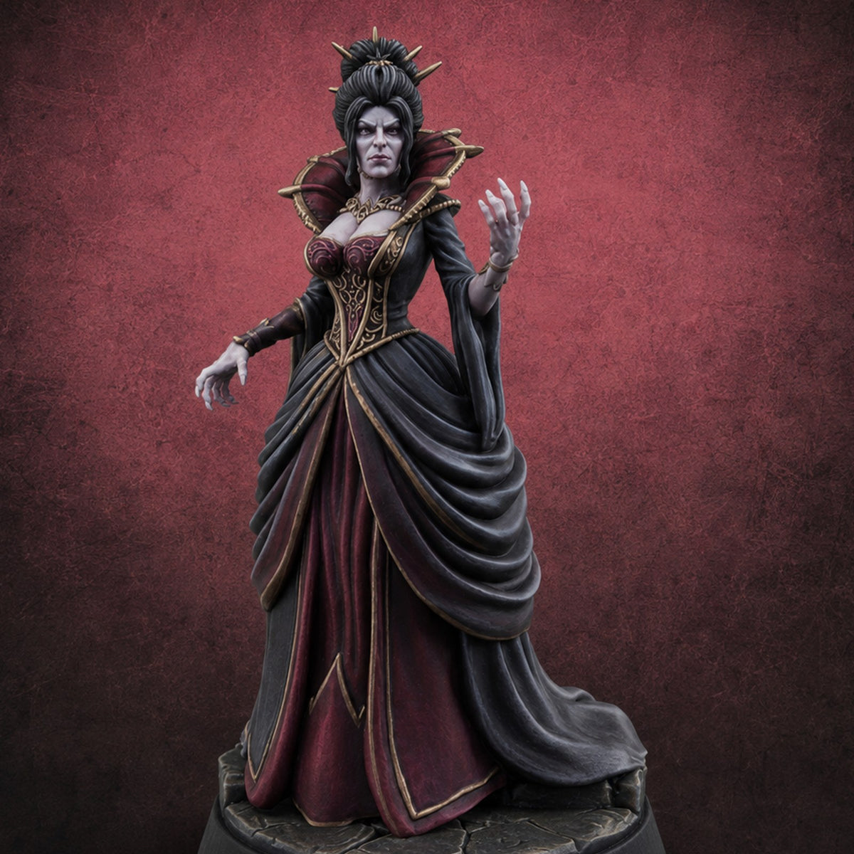 Withering Glare Vampire Countess Miniature for Dungeons and Dragons, Pathfinder or other TTRPGs
