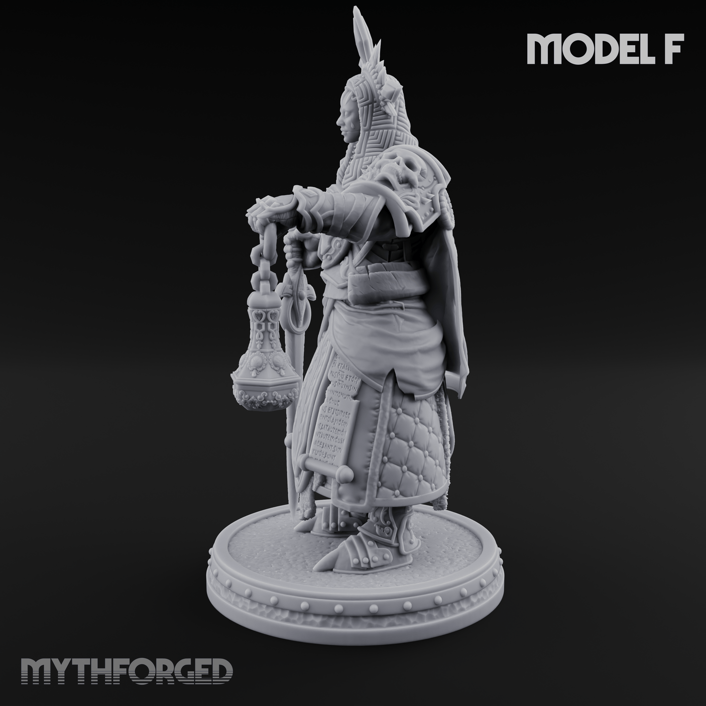 The Unseeing Holy Paladin Order F Miniature for Dungeons and Dragons, Pathfinder or other TTRPGs