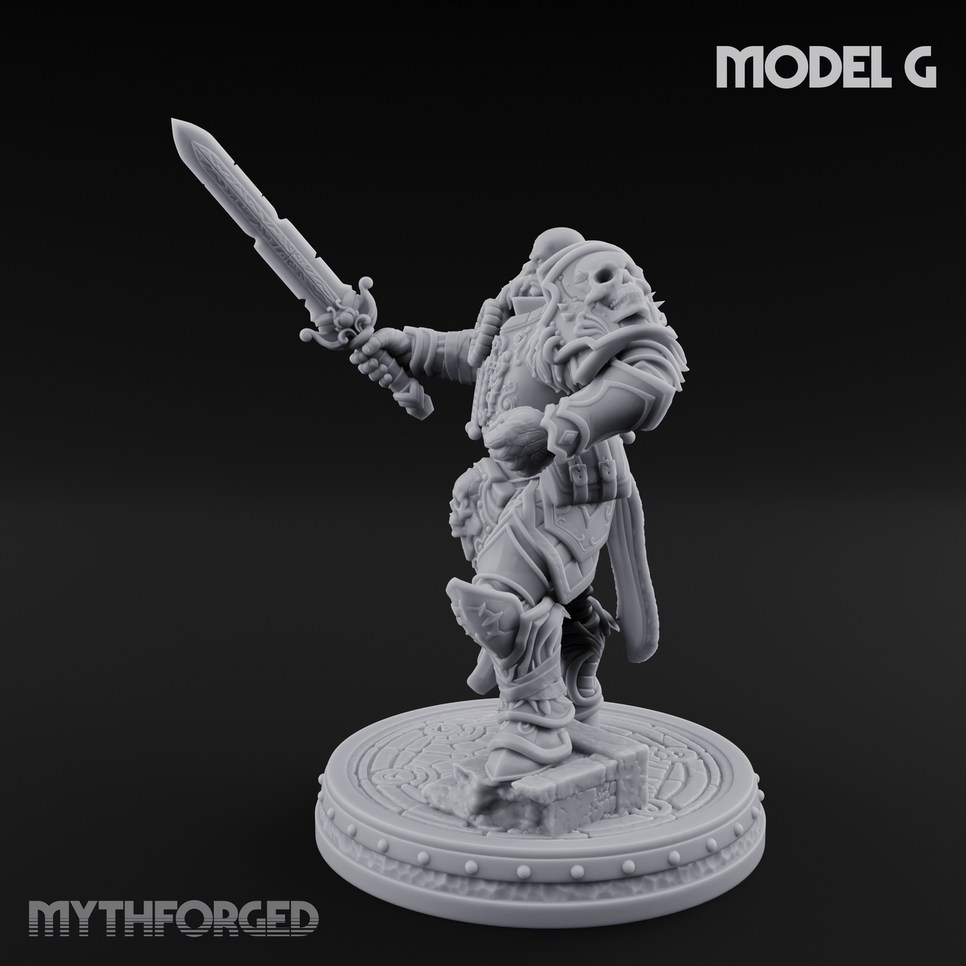 The Unseeing Holy Paladin Order G Miniature for Dungeons and Dragons, Pathfinder or other TTRPGs