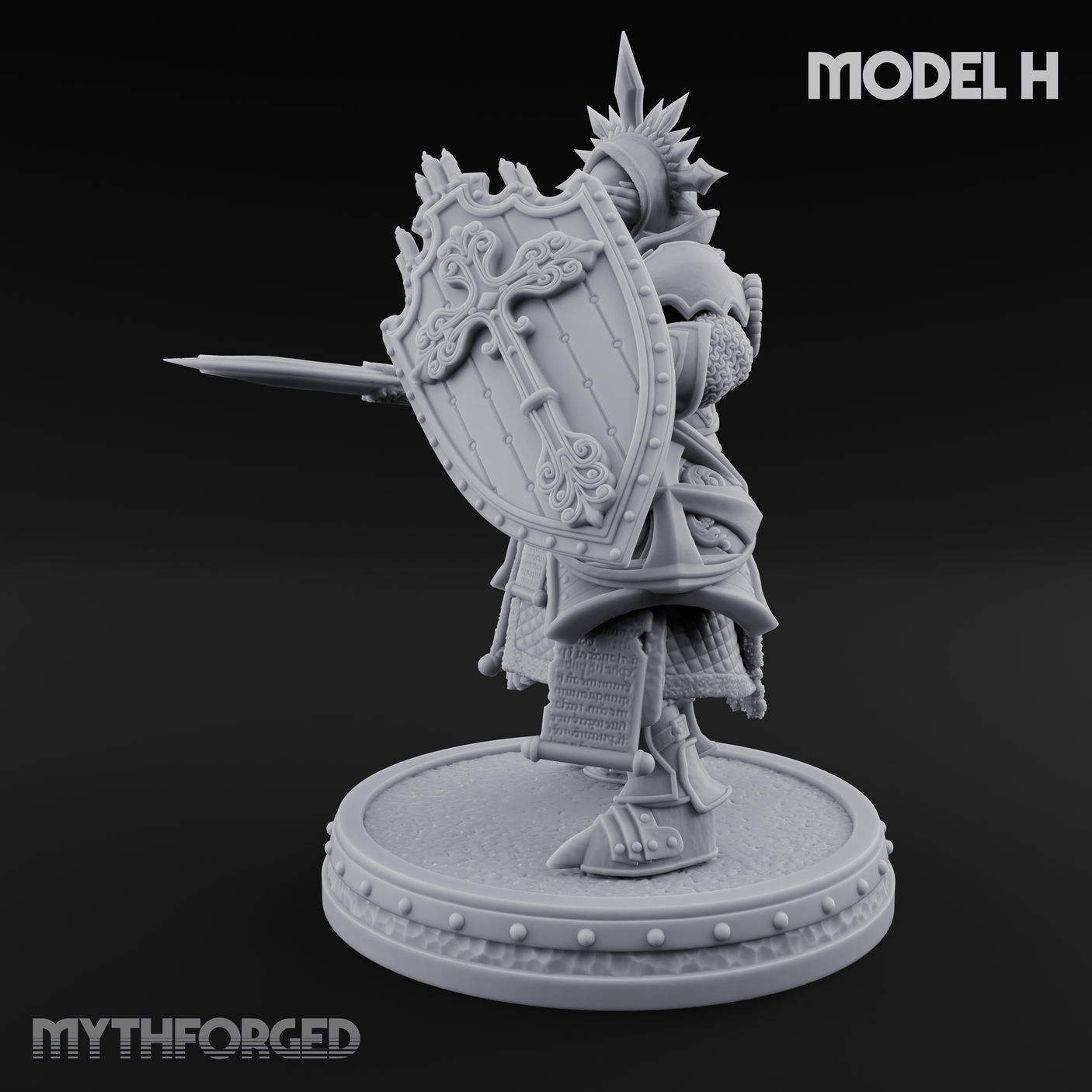 The Unseeing Holy Paladin Order H Miniature for Dungeons and Dragons, Pathfinder or other TTRPGs