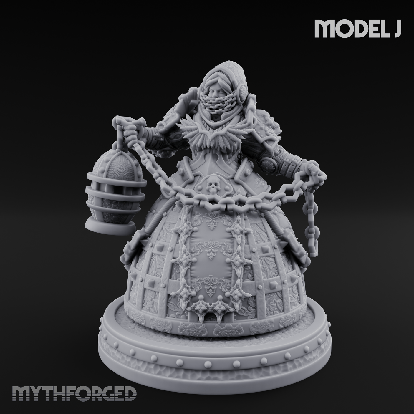 The Unseeing Holy Paladin Order Miniature for Dungeons and Dragons, Pathfinder or other TTRPGs