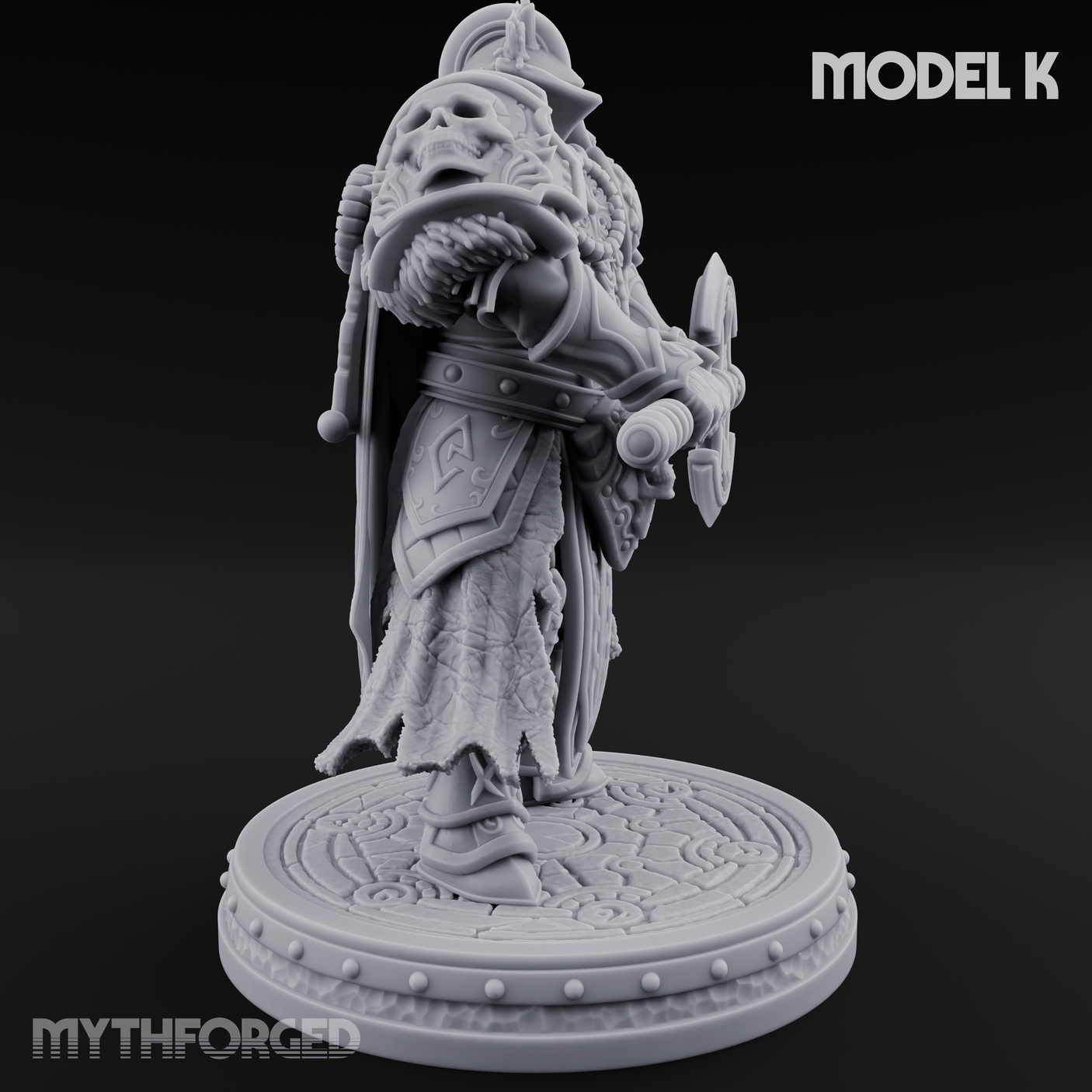 The Unseeing Holy Paladin Order K Miniature for Dungeons and Dragons, Pathfinder or other TTRPGs